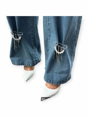 Trending Viral Pearl Jean‎ Brooch Fringe Festival Glam Date Night